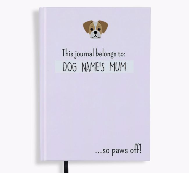 This Journal Belongs to: Personalised {breedShortName} Notebook